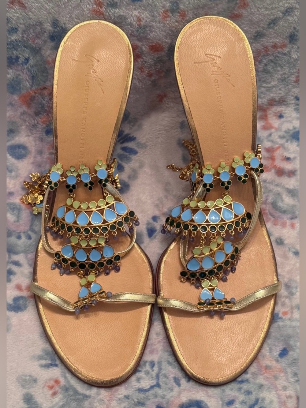 GIUSEPPE ZANOTTI GLADIATOR SANDALS SIZE 41 - Picture 2 of 12